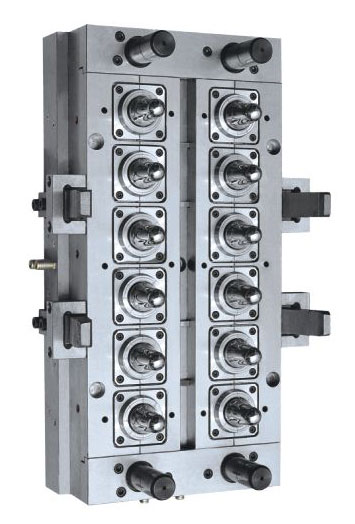  12-Cavity JAR Preform Mould with Shut-off Nozzle ( 12-Cavity JAR Preform Mould with Shut-off Nozzle)