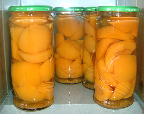  Yellow Peach in Jars (Pêche jaune en bocaux)