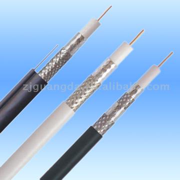  RG6 Dual Coaxial Cable with Messenger (Dual Câble coaxial RG6 avec Messenger)