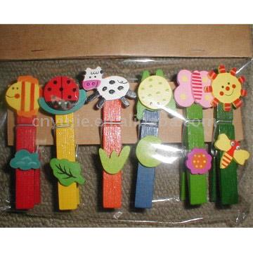  Wooden Craft Clips (Деревянный Craft клипы)