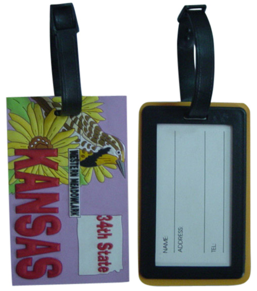  Soft PVC and Silicon Luggage Tag (PVC souple et Silicon Étiquette à bagages)