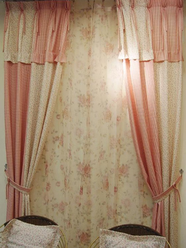  Embroidered Linen Window Curtain (Вышитый Лен гардины)