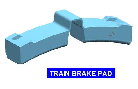  Train Brake Pad (Train des plaquettes de frein)