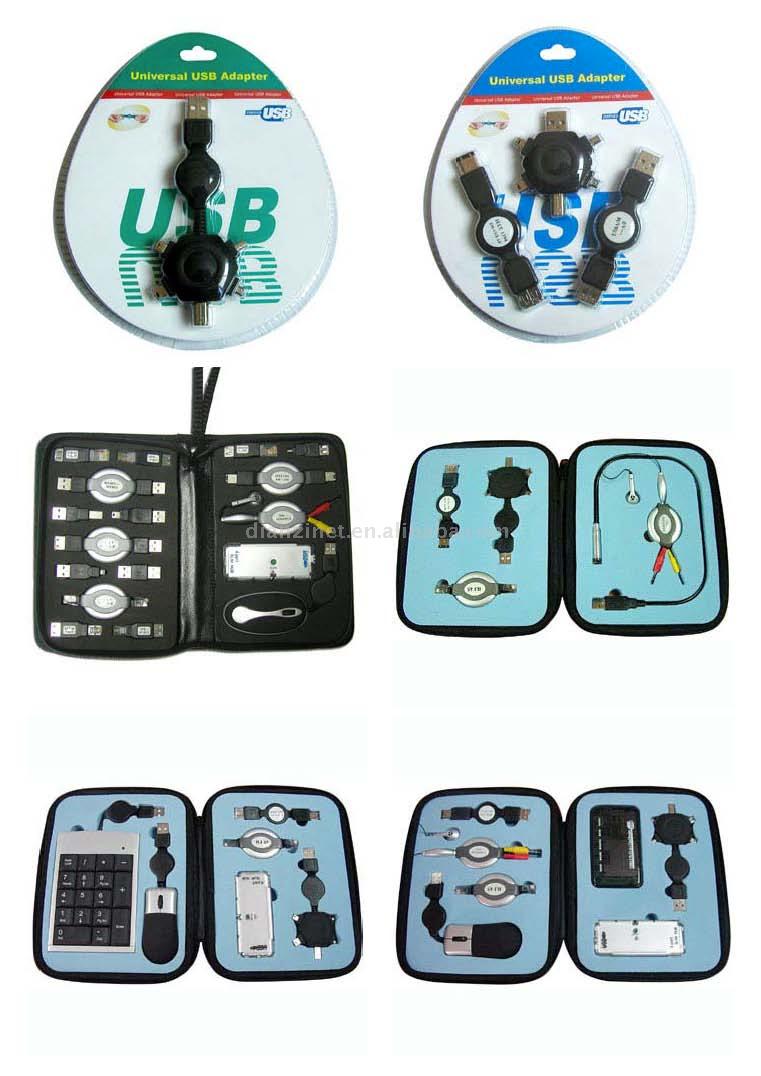  USB Travel Kits/USB Connector/Adaptor (USB Kit Voyage / Connecteur USB / Adaptateur)