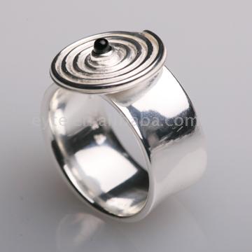  Silver Onyx Ring ( Silver Onyx Ring)