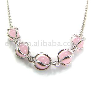  Rose Quartz Necklace (Quartz Rose)