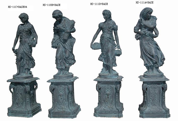  Antique Statues (Античными статуями)