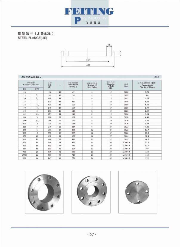  Flange (Bride)