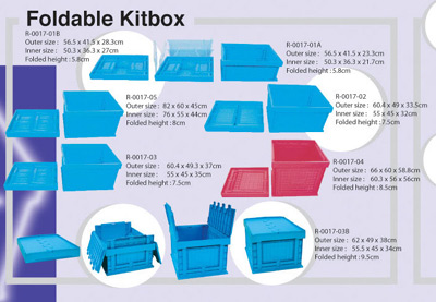  Various Plastic, Foldable KitBoxes ( Various Plastic, Foldable KitBoxes)