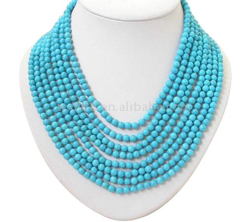  Turquoise Necklace (Бирюзовые ожерелье)