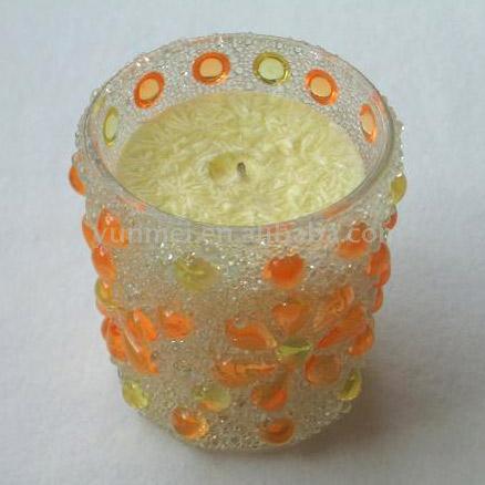  Bead Glass Candle (Perles de verre Bougie)