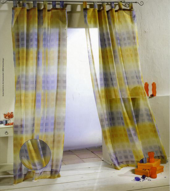  Printed Voile Curtain ( Printed Voile Curtain)