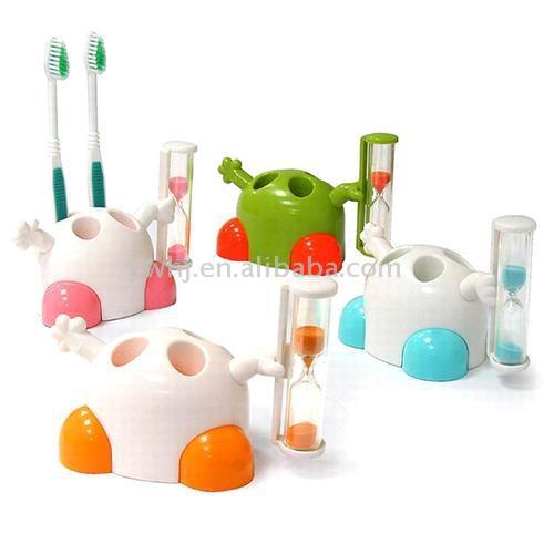  Sandglass Toothbrush Stand (Sablier Brosse à dents Stand)