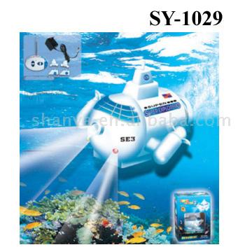  Mini R/C Submarine with Light (Мини R / C Submarine с легкими)