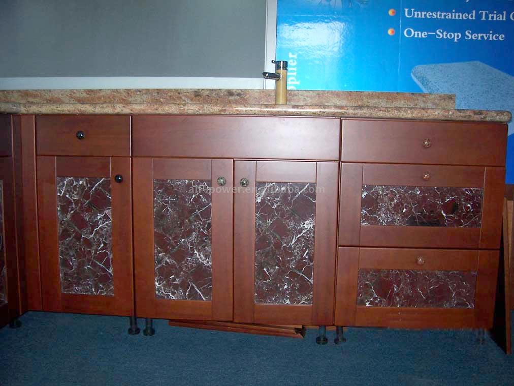  Marble-Aluminium Cabinet Door (Мраморные-алюминиевые двери кабинета)