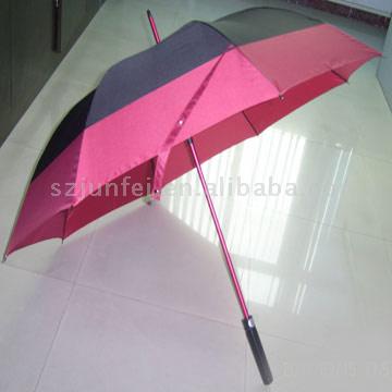  27 Inch Auto Open Stick Umbrella With Aluminum Shaft & FRP Ribs ( 27 Inch Auto Open Stick Umbrella With Aluminum Shaft & FRP Ribs)