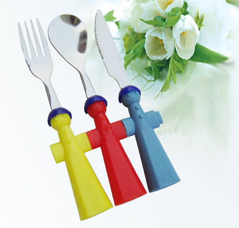  3pcs Per Set Children Cutlery (3pcs Par jeu pour enfants Couverts)