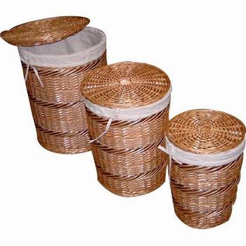  Wicker Laundry Hamper (Panier à linge en osier)