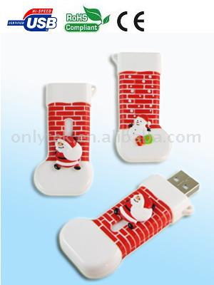  Stocking Shaped Flash Drive ( Stocking Shaped Flash Drive)