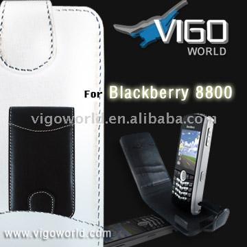  Leather Case for Blackberry 8800 (Housse en cuir pour Blackberry 8800)