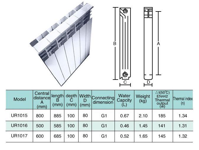  Aluminum Alloy Radiator ( Aluminum Alloy Radiator)