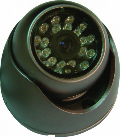 1/3-inch Sony Super HAD CCD Color IR Dome Camera with 18 LEDs, 420TVL