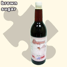 brown sugar syrup ,Tea Drinks ,juice (sirop de sucre brun, boit du thé, du jus)