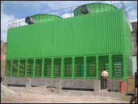 Square Countercurrent Cooling Tower (Площадь противопоток градирен)