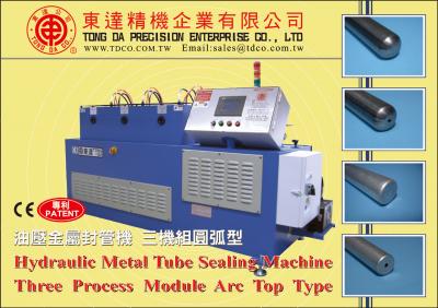 Hydraulic Metal Tube Sealing Machine Three Process Module Arc Top Type (Гидравлические металлическую трубку запайки Три Процесс модуля Arc "типа)