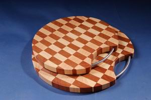 Rubber wood cutting board (Rubber wood cutting board)