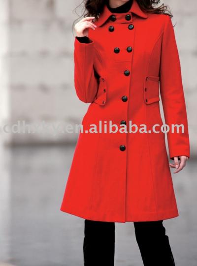 women`s red coat (women`s red coat)