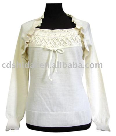 ladies` silk sweater (ladies` silk sweater)