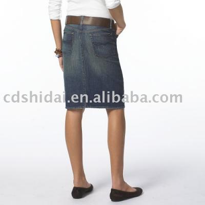 woman jeans skirt (jupe jeans femme)