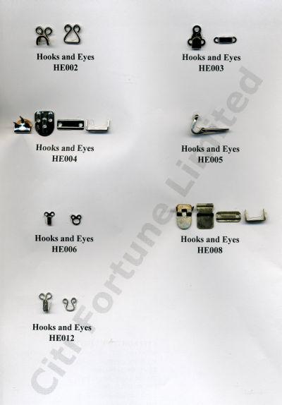 Buckles, Hooks, Eyelets (Schnallen, Haken, Ösen)