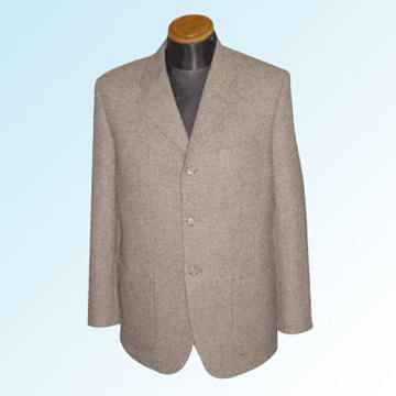 Men`s Woolen Three Button, Single Breast, Non Split Suit (MEN `S Шерстяные Три кнопки, Single груди, Номера Сплит Suit)