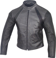 Leather Motorbike Jacket (Veste en cuir deux-roues)