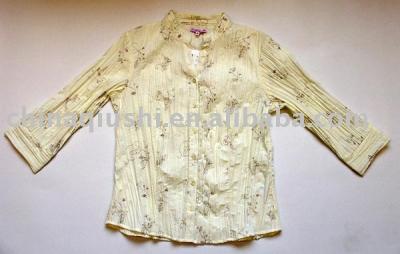 Emb. Mandarin Blouse (Emb. Mandarin Chemisier)