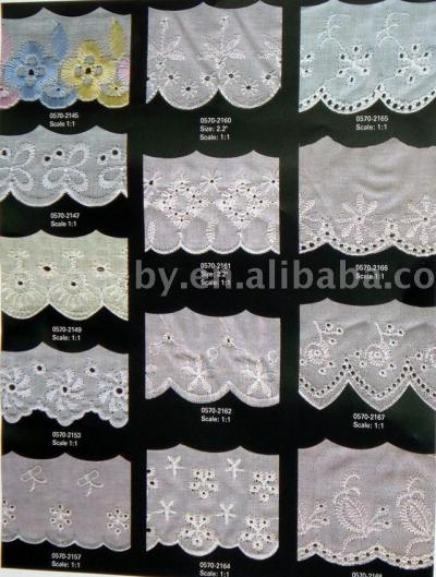 embroidered lace(TC and 100%Cotton) (embroidered lace(TC and 100%Cotton))