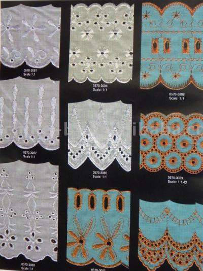 embroidered lace(TC cloth and 100%cotton) (embroidered lace(TC cloth and 100%cotton))