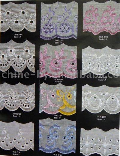 embroidered lace(TC and 100%Cotton) (embroidered lace(TC and 100%Cotton))