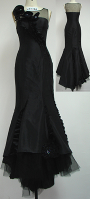 Ball dress CY1206A(black).