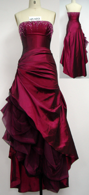 ball gown CY1277 wine red