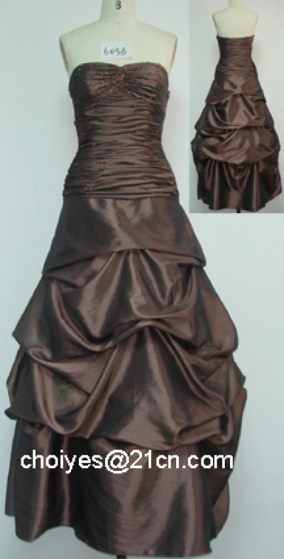 ball dress 6036 coffee.