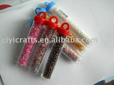 Glass Seed Beads In the Tube Packing (Seed Perles de verre dans l`emballage Tube)