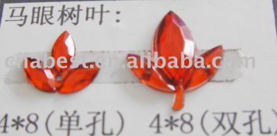 Acrylic Rhinestone - rice leaf 4*8mm (Acrylic Rhinestone - rice leaf 4*8mm)