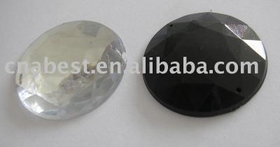 Acrylic Rhinestone - 35mm round (Acryliques Stras - 35mm ronde)