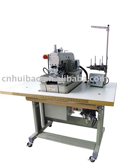 Electronic eyelet buttonhole machine