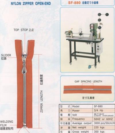 Nylon Zipper Making Machine