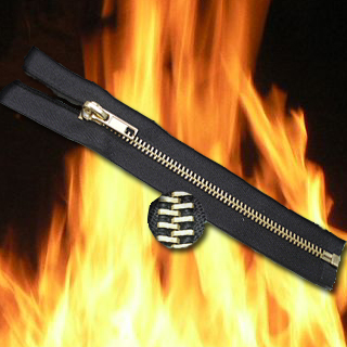 Fire Retardant Zipper With Metal Teeth (Fire Retardant Zipper With Metal Teeth)