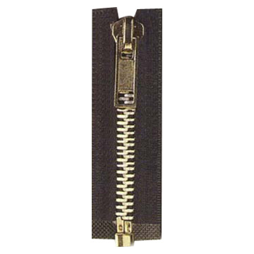 Nr. 10 Open-End Aluminium Zipper (Nr. 10 Open-End Aluminium Zipper)